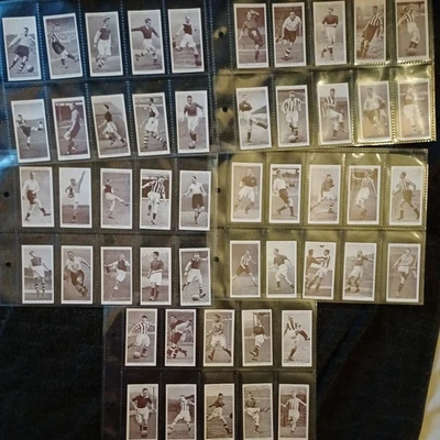  WA & AC Churchman cigarette cards FULL SET of 50 Association Footballers - Image 1 of 4
