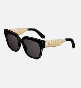 Dior DioRésille S1I 55mm Women’s Sunglasses – Geometric Butterfly Frame in Black - Picture 1 of 6