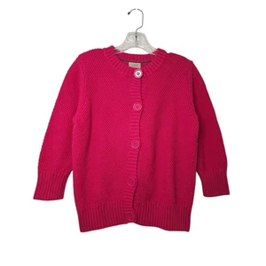 LL Bean rosa Strickjacke Pullover mittel große Knöpfe 3/4 Arm elegant Freizeit - Bild 1 von 7