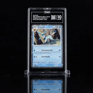 Glaceon 171 Prismatic Evolutions Black Star Promo TAG 10 - Picture 1 of 3