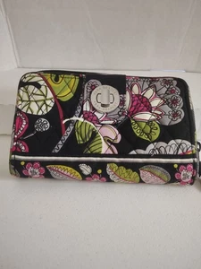 Vera Bradley Wallet Moon Blooms Retired 2014 - Picture 1 of 6