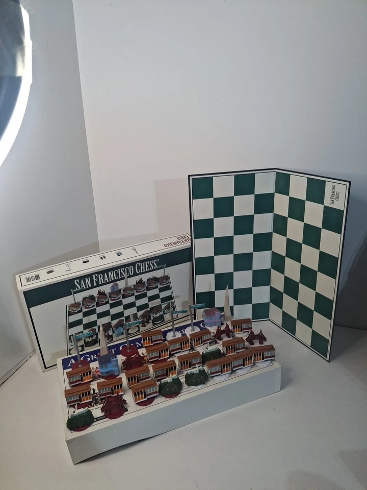 San Francisco Chess Board Game Big League Promotions Vintage 2001 - Image 1 of 4