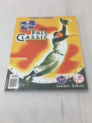 Official 2000 World Series Program Magazine Display New York Yankees vs Mets - Image 1 of 4