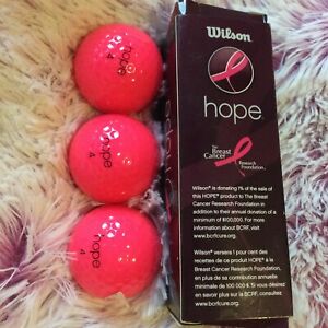 Wilson Pink Hope Golf Balls