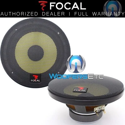 FOCAL 6KR 6.5" K2 POWER SERIES POLYKEVLAR MIDBASS MIDWOOFER SPEAKERS NEW PAIR - Image 1 of 4