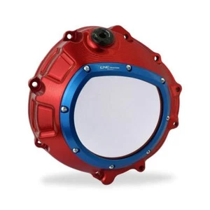 Carter frizione trasparente CNC Racing rosso/blu BMW S1000RR 2009-2018 - Picture 1 of 5