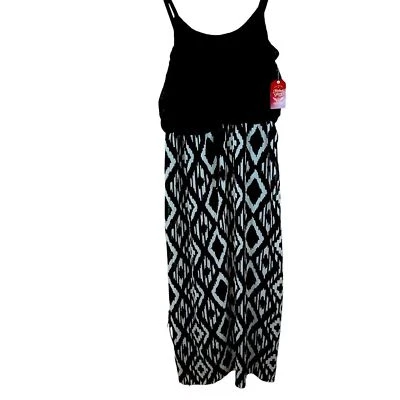 NUEVO CON ETIQUETAS Faded Glory Maxi Vestido Geométrico Sin Mangas Mujer 20 Foto 1 de 4