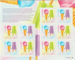 Canada 2019 BK730 #B28-29 Canada Post Community Foundation (Cold Treats) -Unused - Picture 1 of 4