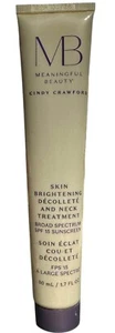 Meaningful Beauty SKIN BRIGHTENING NECK TREATMENT SPF 15 1.7 oz. LARGE TUBE - Picture 1 of 2
