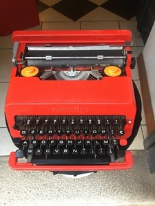Machine For SCRIVERE1969 Olivetti Valentine Sottsass King Vintage Typewriter - Picture 1 of 11