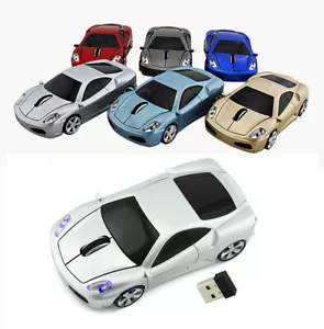USB 2.4Ghz Wireless Computer Mouse Game Car Mice Optical for Laptop PC MAC W10 7 - Picture 1 of 45