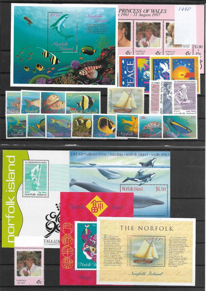 NORFOLK ISLAND @ YEAR 1998 MNH SETS Nice Priced @Aus.503 - Image 1 of 1