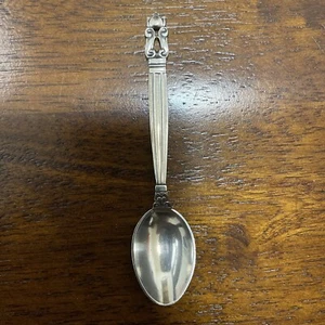 Georg Jensen GI Mark Dänemark EICHEL Sterlingsilber 4,5" Demitasse Löffel - Bild 1 von 12