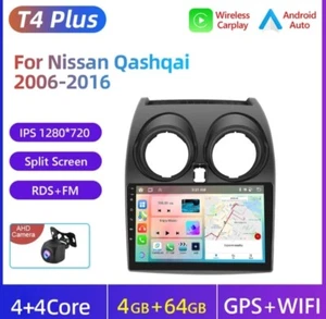 Radio 2 din Android para Nissan Qashqai J10 Barcos Bluetooth 4/64 GPS Wi-Fi Cam - Imagen 1 de 4