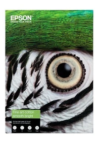 Epson Fine Art Cotton Smooth Bright Inkjet Photo Paper 30gsm 25 Sheets A4 - Afbeelding 1 van 1