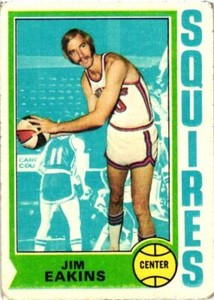 JIM EAKINS 1974-75 Topps Basketball #258  READ FOR $1 PROMO RULE  B17R4S24P18