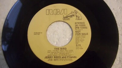 JERRY REED WILLIE NELSON GEORGE JONES - THE BIRD - RCA 13355 - 1982 NM PROMO - Image 1 of 2
