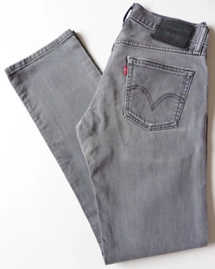 Men’s Levis 514 Slim Straight Jeans W29 L32 Grey Size 29R Levi Strauss - Picture 1 of 10