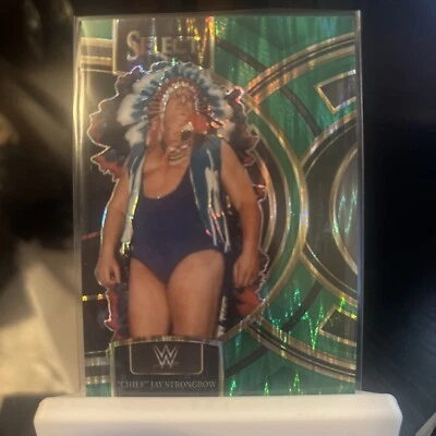 2024 select wwe Chief Jay Strongbow # 155 ringside green flash - Image 1 of 2