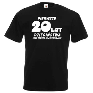 20 lat Poland Koszulka smieszna polnisches T-Shirt lustig Polska prezent 20 urodziny - Bild 1 von 9