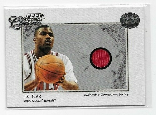 01 Greats of the Game College J.R. Rider Game Worn Jersey card | eBay