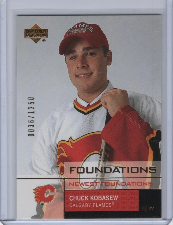 2002-03 UD Foundations Newest Foundations Rookie #146 Chuck Kobasew RC 36/1250 - Image 1 of 1