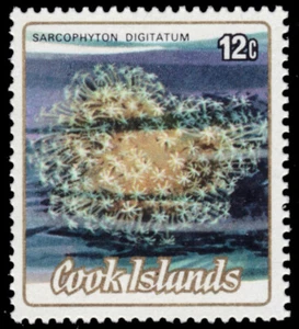 COOK ISLANDS 792 - Pacific Corals "Sarcophyton digitatum" (pb92182) - Picture 1 of 1