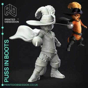 Puss in Boots Resin Figure / Statue various sizes - Picture 1 of 6