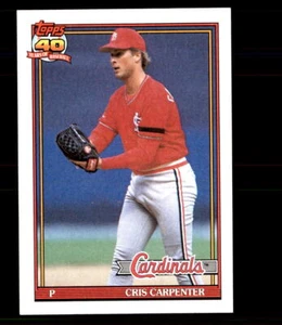 1991 Topps #518 Cris Carpenter St. Louis Cardinals - Picture 1 of 2