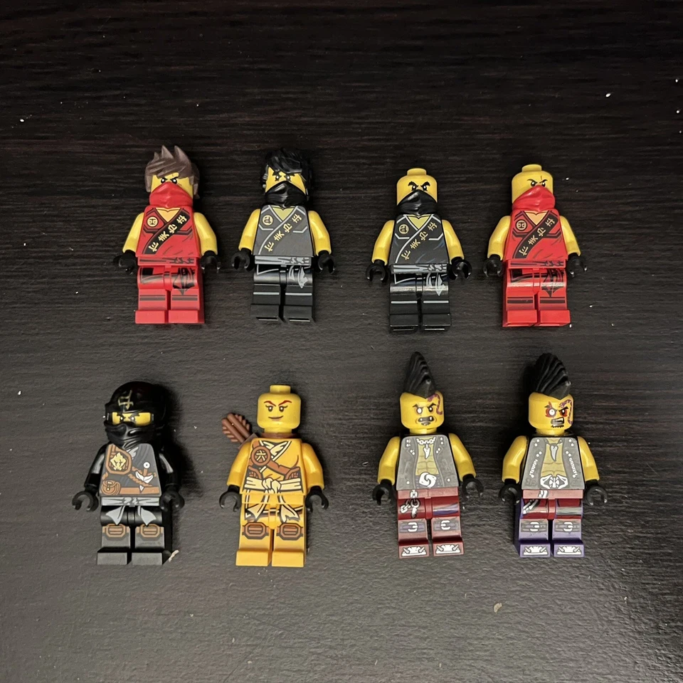 Lego NINJAGO Tournament Of Elements Minifigure LOT - Kai, Cole, Skylor, Eyezor - Image 1 of 1