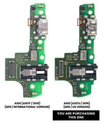 Placa de puerto de carga para Samsung Galaxy A10S (A107U / 2019) (M16) (versión EE. UU.) Foto 1 de 3