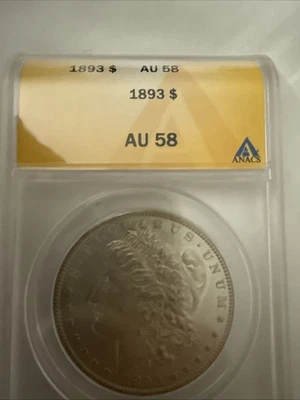 1893 Anacs Au58 - Image 1 of 3