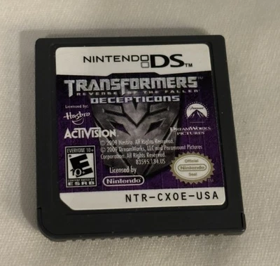 Transformers: Revenge of the Fallen Decepticons (Nintendo DS, 2009) - Tested - Image 1 of 3