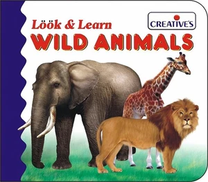 (CRE0524) - *** Creative Books - Look & Learn Board Book- Wild Animals - Foto 1 di 1