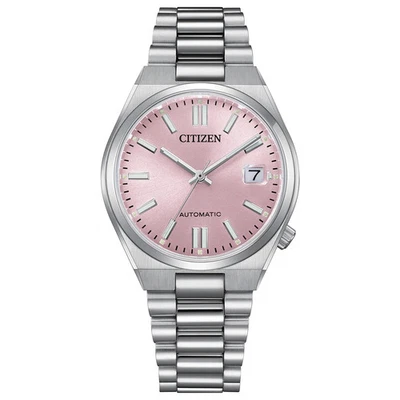 Reloj unisex Citizen Tsuyosa automático esfera rosa acero inoxidable NJ0200-50Z Foto 1 de 4