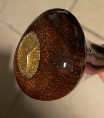 NEU MERCEDES-BENZ SCHALTHEBEL W 124, W 201 AUTOMATIK KNAUF AUS ECHTEM WURZELHOLZ - Bild 1 von 3