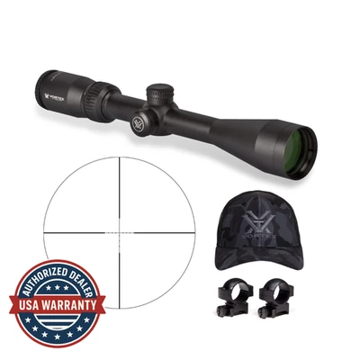 Vortex Crossfire II 4-12x44 Riflescope 1 In Scope Rings Hat PRECISION - Image 1 of 4