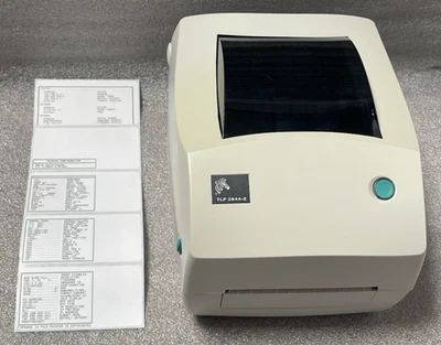 Zebra TLP 2844-Z Thermal Transfer Label Printer Ethernet - 284Z-10401-0001 - Image 1 of 4