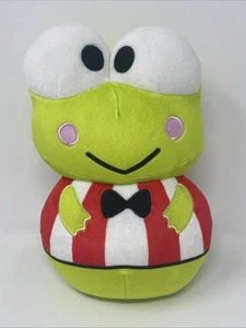 Keroppi Sanrio Hello Kitty Friends Big Ribbit Green Frog Stuffed Animal Plush 9” - Picture 1 of 10