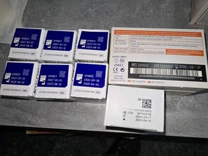 Accu-Chek Aviva Teststreifen 6   mal 50 Plus 204 Lanzetten 105 Pen Nadeln. - Bild 1 von 2