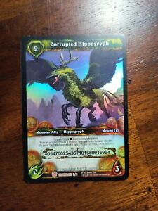 Corrupted Hippogryph WoW TCG CCG used Loot Mount Card