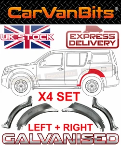 PANEL DE REPARACIÓN DEL ARCO DE RUEDA TRASERA PARA NISSAN NAVARA FRONTIER D40 PATHFINDER R51 05-16 - Imagen 1 de 21