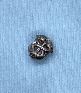 Authentic Pandora Life Saver, Medical Charm #791042 Silver Caduceus Snakes - Picture 1 of 4