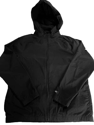 Chaqueta cortavientos Victoria Secret para mujer talla S/M negra ROSA cremallera completa con capucha Foto 1 de 4