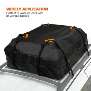 425L Waterproof Car Roof Top Rack Carrier Cargo Bag Luggage Storage Cube Bag - Picture 1 of 15