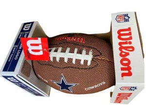 Authentic Wilson NFL Football Dallas Cowboys Team Logo Mini Soft Touch New - Picture 1 of 7
