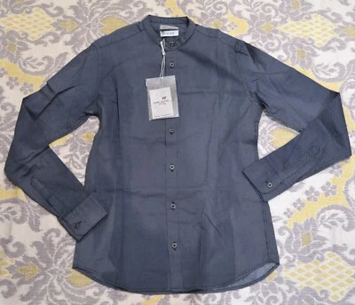 NUEVO CON ETIQUETAS Daniele Alessandrini Homme Couture Camisa de Vestir Ajustada Para Hombre 15 38 S Pequeña Foto 1 de 3