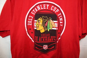 2013 Chicago Blawkhawks Stanley Cup Final Reebok NHL Hockey T-Shirt Size X Large - Picture 1 of 4