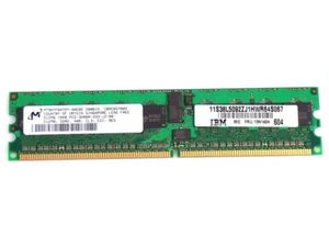 512MB IBM 13N1424 MT9HTF6472Y-40EB2 DDR2-400Mhz PC2-3200R ECC Registered RDIMM - Bild 1 von 1