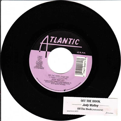 Jody Watley, Off The Hook/Instrumental 45 1998 Atlantic VG Foto 1 de 2